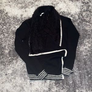 Black Cardigan With White Accents Bought at Kohl’s!!🖤🤍😁